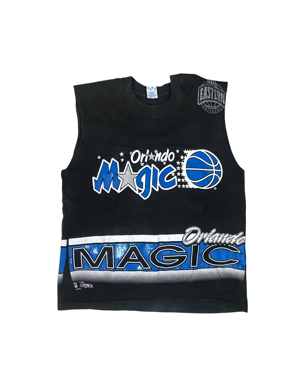 Vintage NBA Orlando Magic Sleeveless Graphic T-shirt - Large