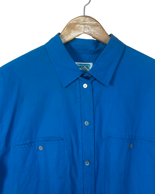Partners Button Up Women's Shirt - 2XL