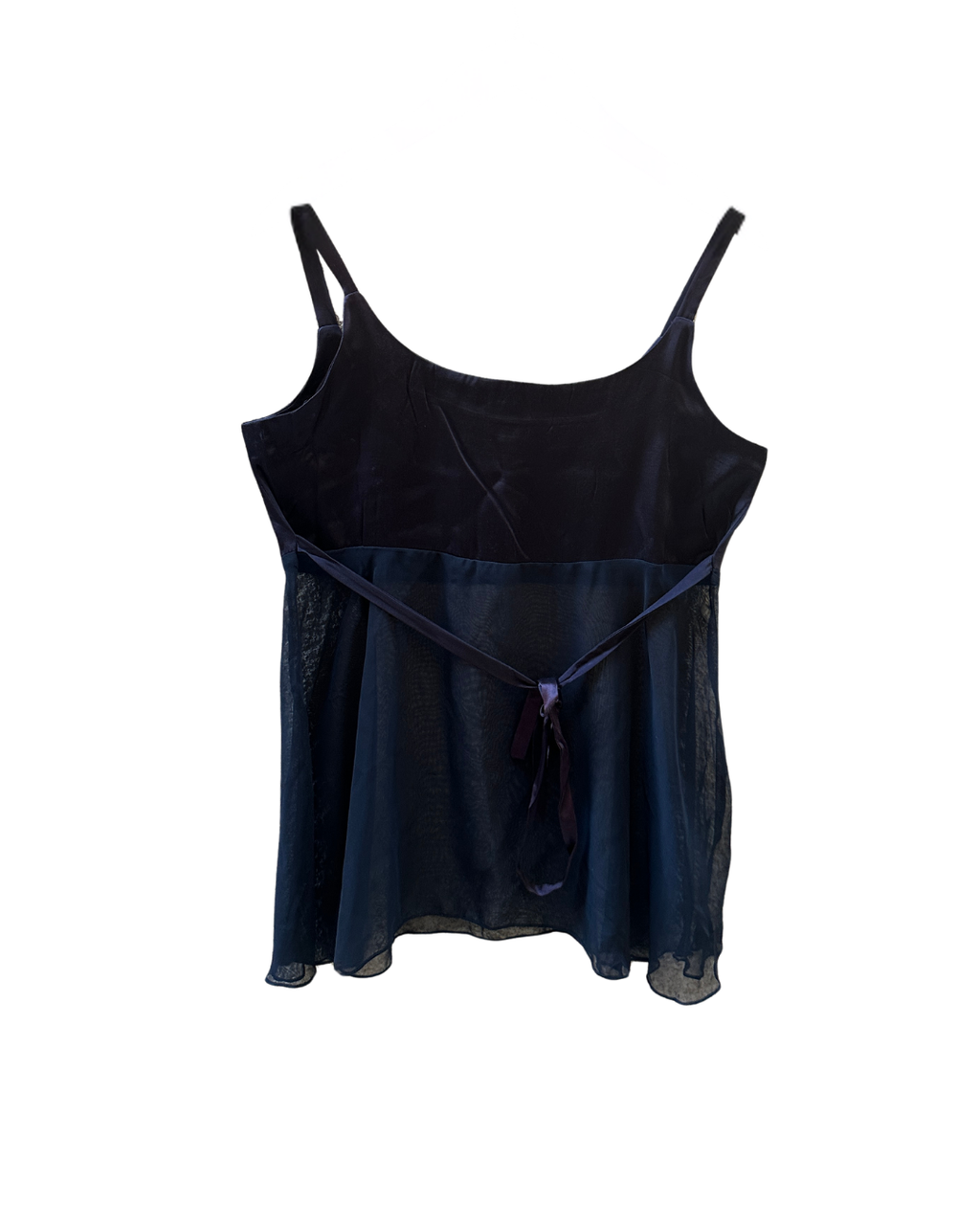 Fauna Cami Sheer Back-tie Top