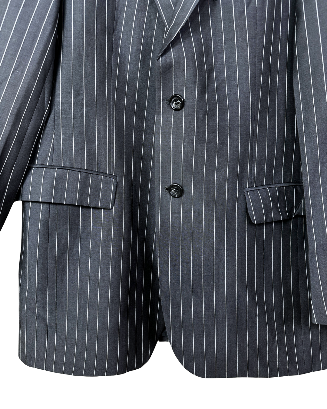 Vintage Strellson Pinstripe Full Suit - Size 48