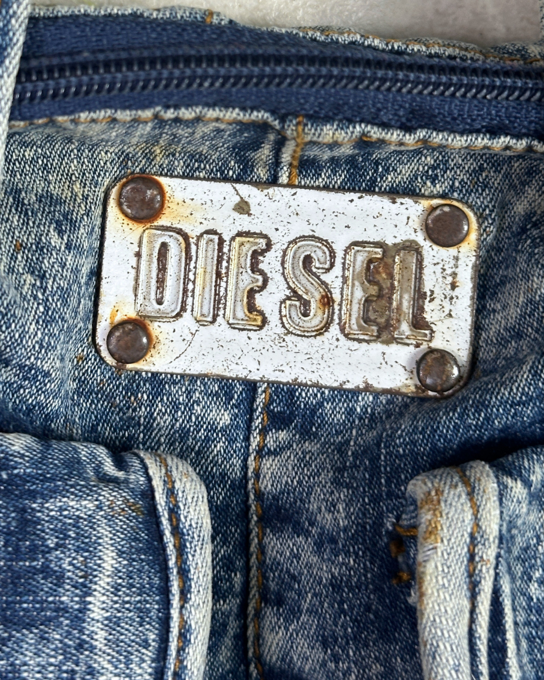 Vintage Y2K Diesel Denim Shoulder Bag