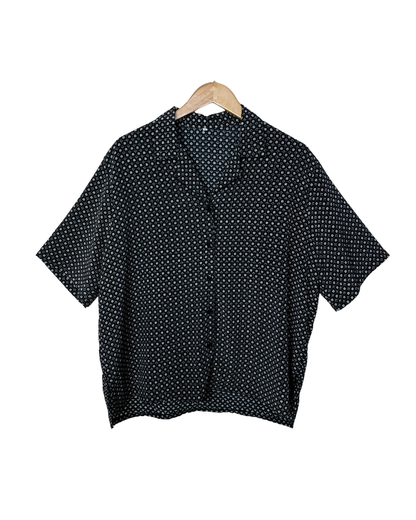 Vintage Mini Medallion Pattern Shirt XL