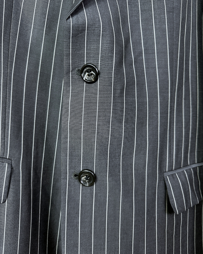 Vintage Strellson Pinstripe Full Suit - Size 48