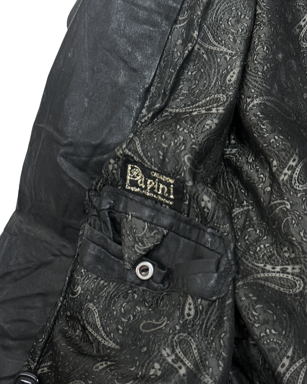 Vintage Papini Genuine Leather Jacket XL