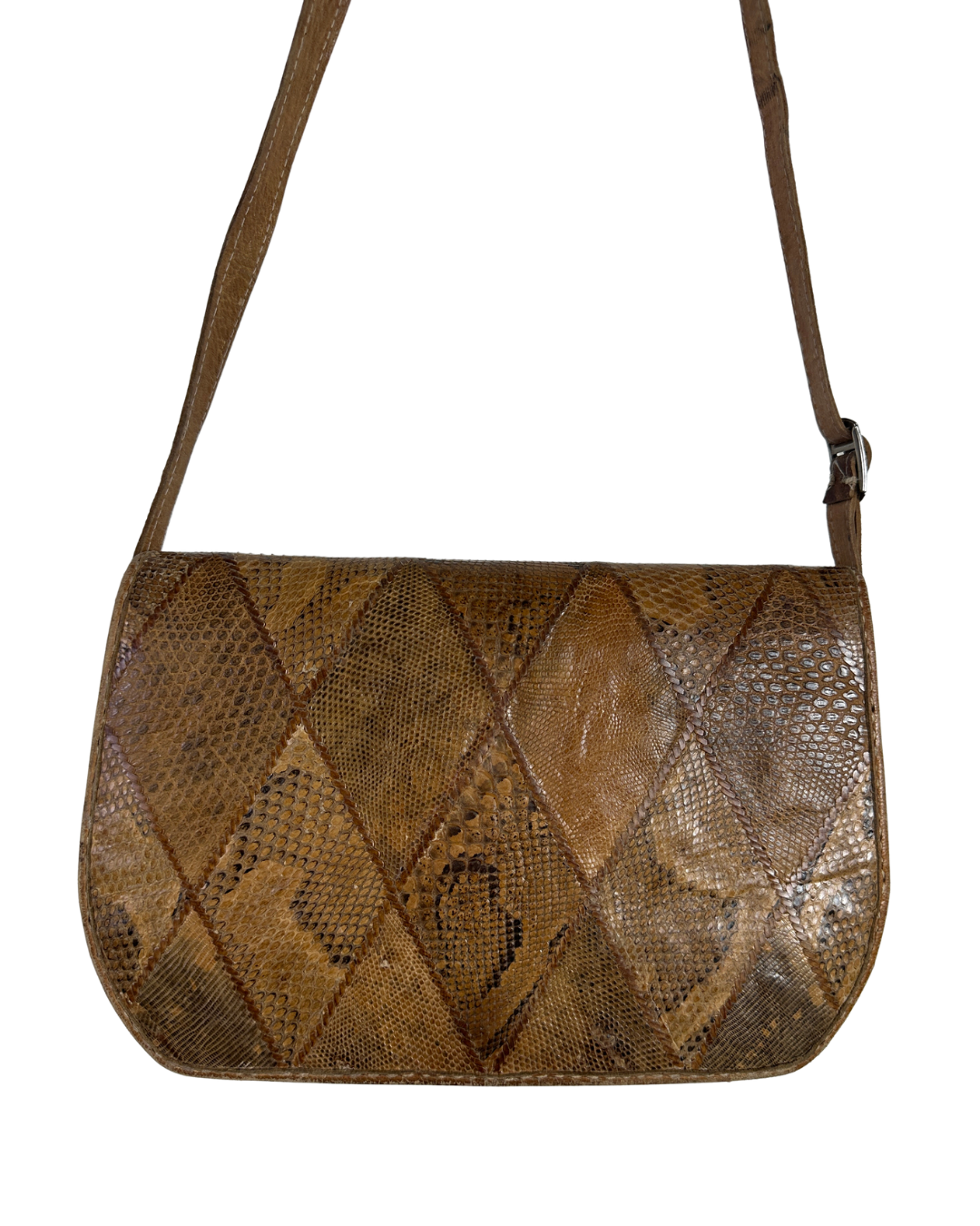 Genuine Snakeskin Crossbody Bag