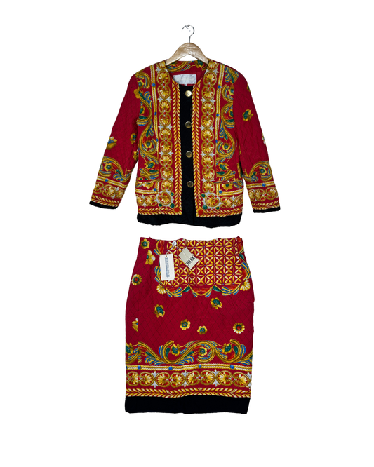 Vintage Deadstock 80's Pancaldi & B Co-Ord Set