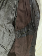 Vintage 2in1 Genuine Leather Jacket with Detachable Vest