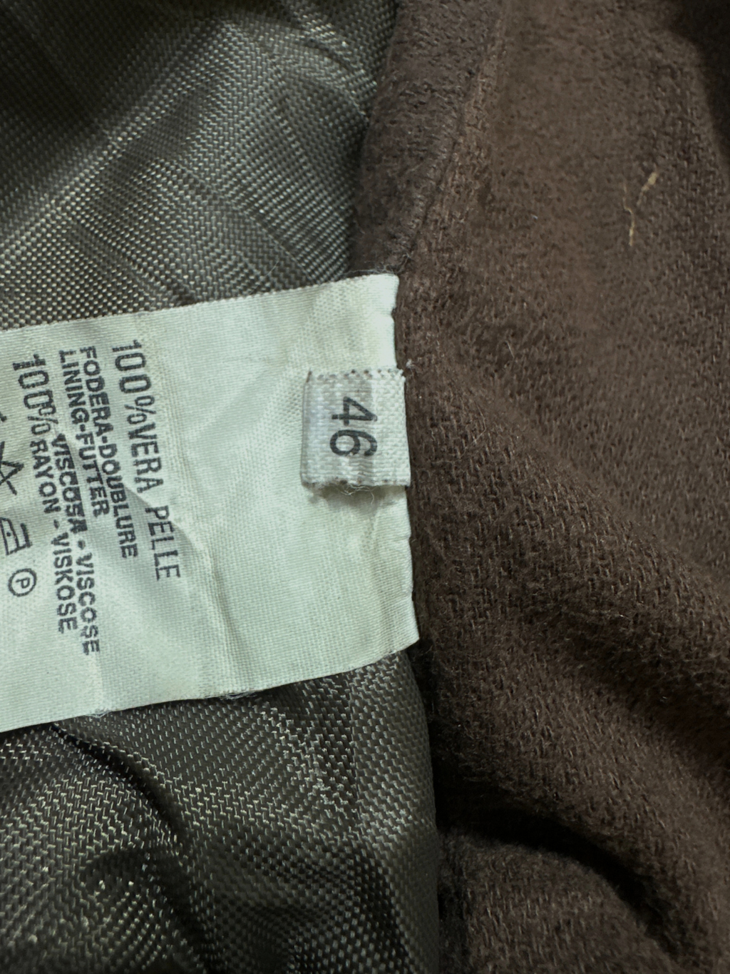 Vintage 2in1 Genuine Leather Jacket with Detachable Vest