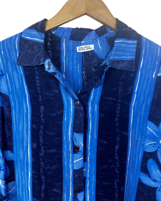 Vintage Floral Shirt - Women's 2XL/3XL