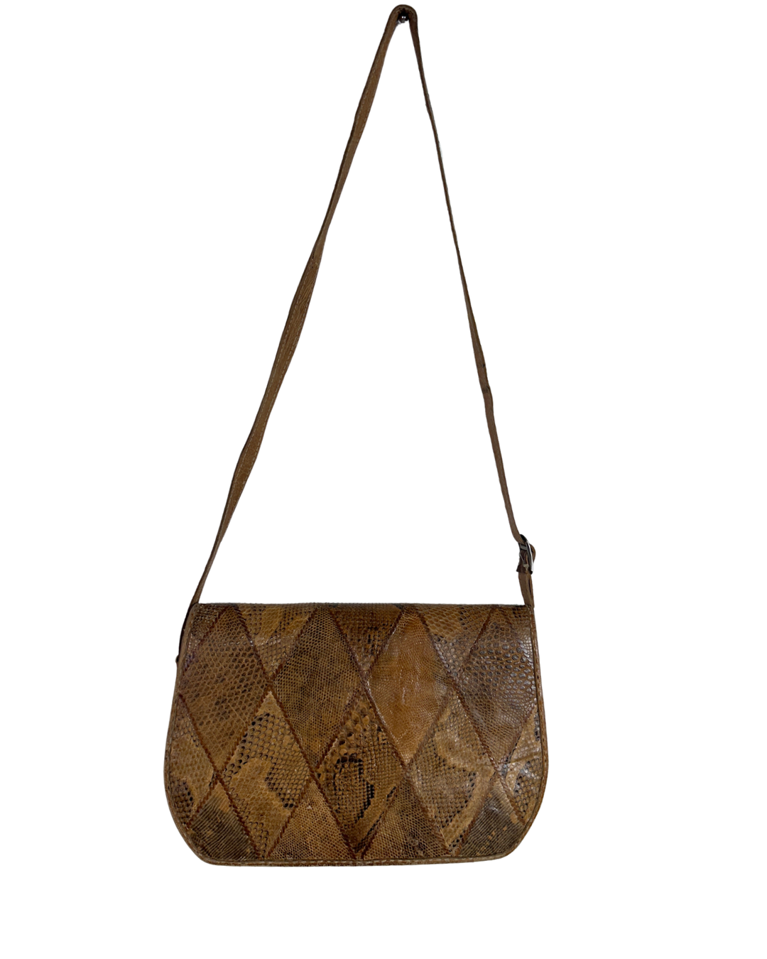 Genuine Snakeskin Crossbody Bag