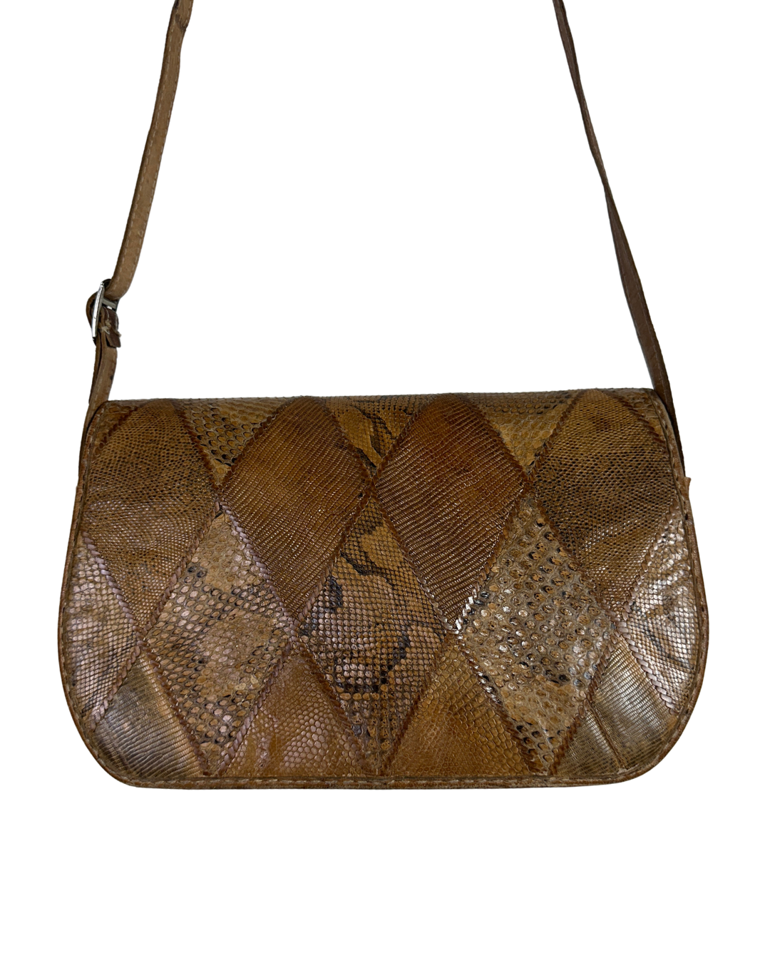 Genuine Snakeskin Crossbody Bag