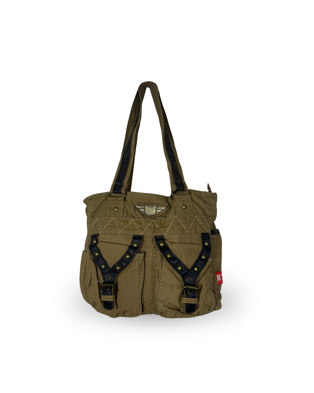 Vintage Diesel Spareparts Denim Shoulder Bag