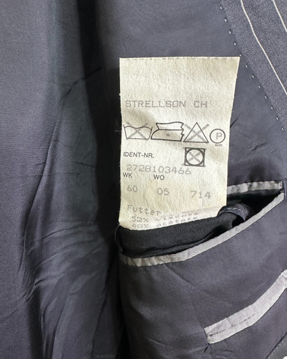Vintage Strellson Pinstripe Full Suit - Size 48