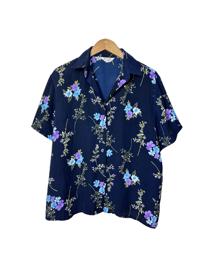 Vintage Floral Shirt XL