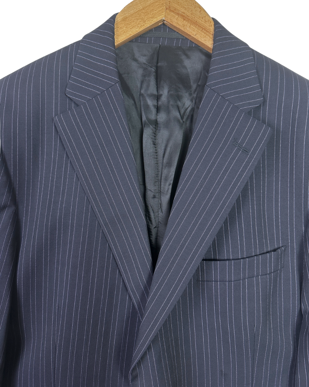 Van Gills Pinstripe Navy Blazer