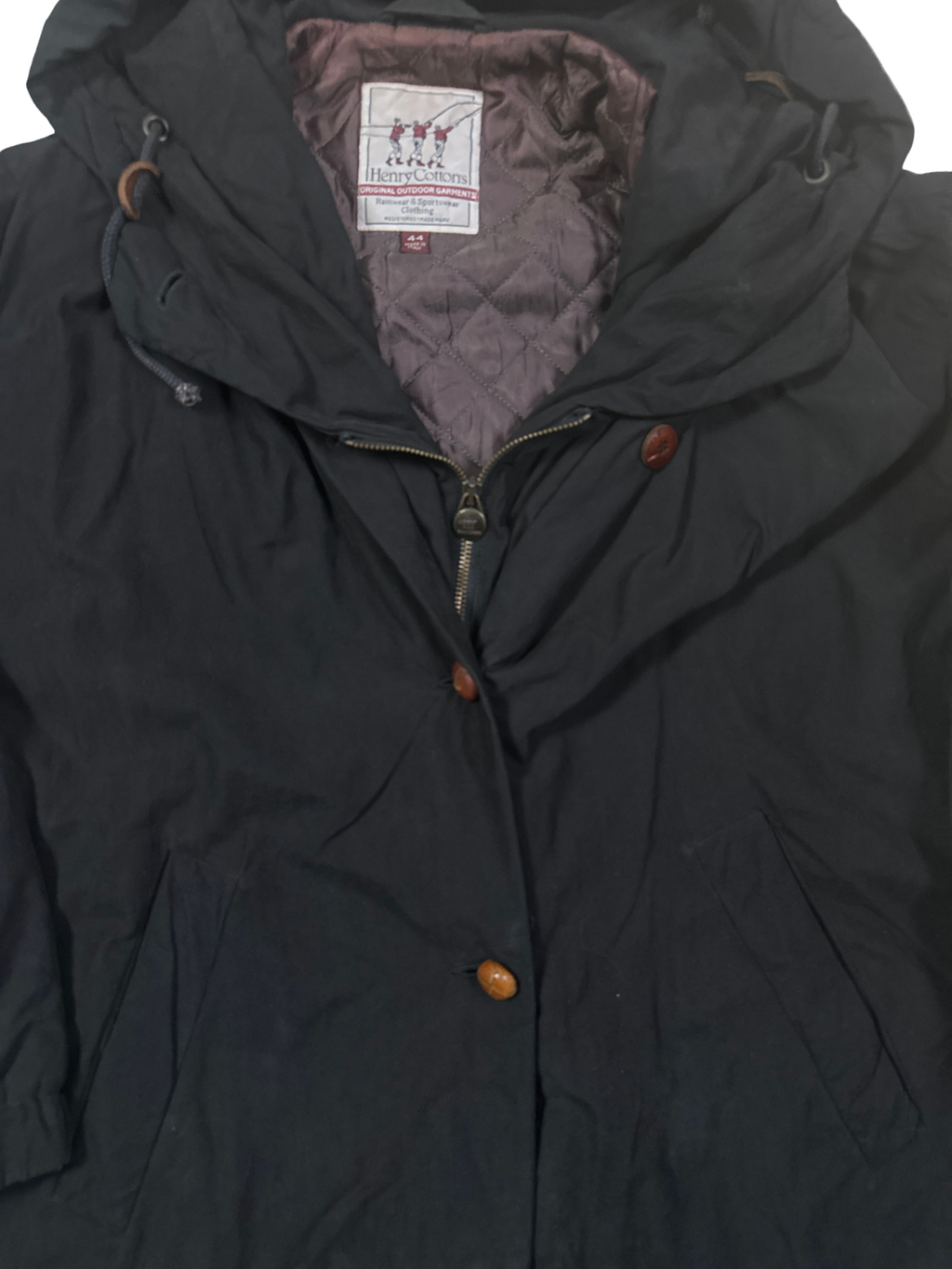 Vintage Henry Cotton's Made in Italy Hooded Parka Jacket