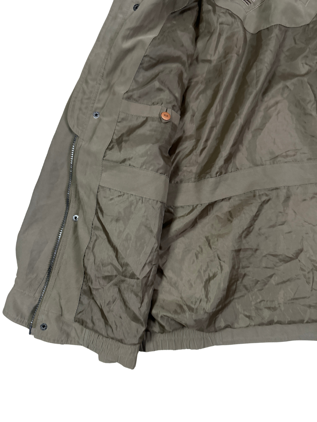 Kings Club Khaki Cargo Bomber Jacket - Large