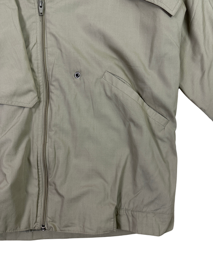 Beige Fur Lined Women's Jacket - Large/XL