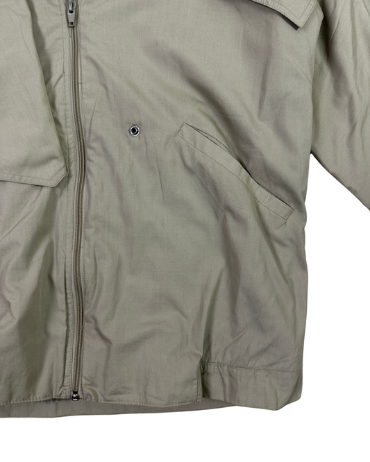 Beige Fur Lined Women's Jacket - Large/XL