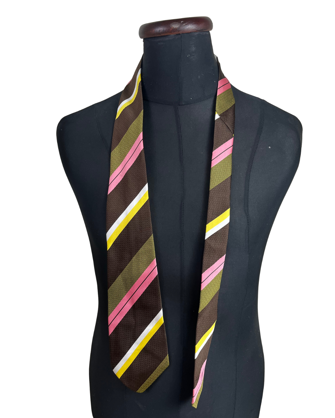 Striped necktie