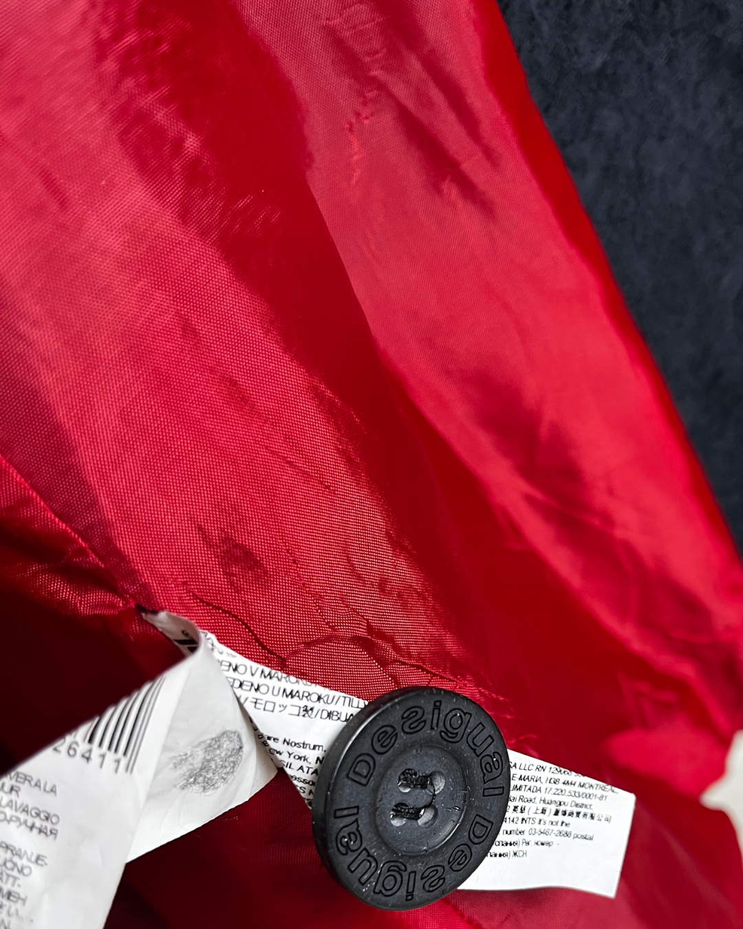 Desigual Women's Floral Pattern Coat - EU 36