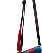 Colorblock Crossbody Genuine Leather Crossbody Bag