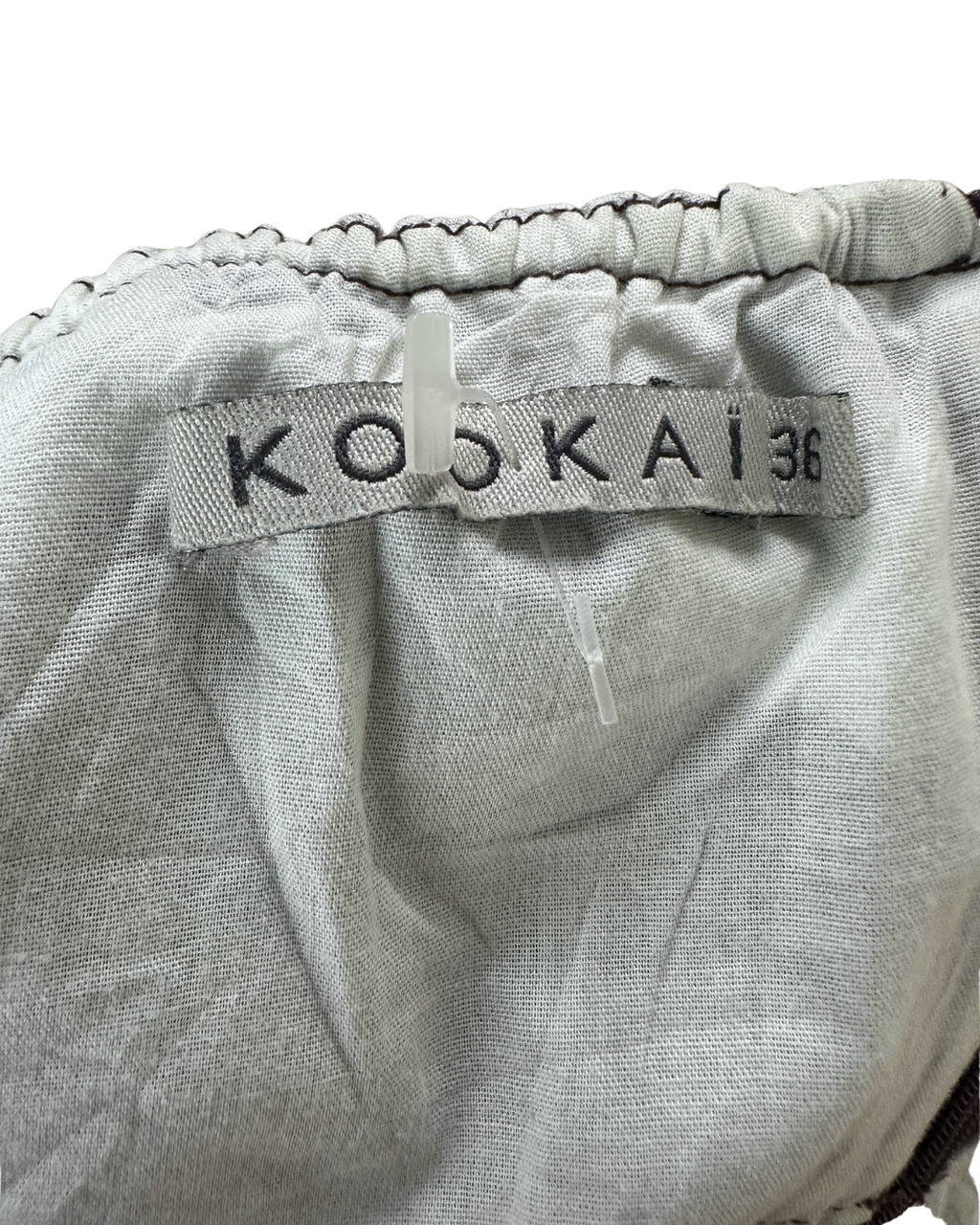 Y2K Kookai Abstract Floral Halter Dress