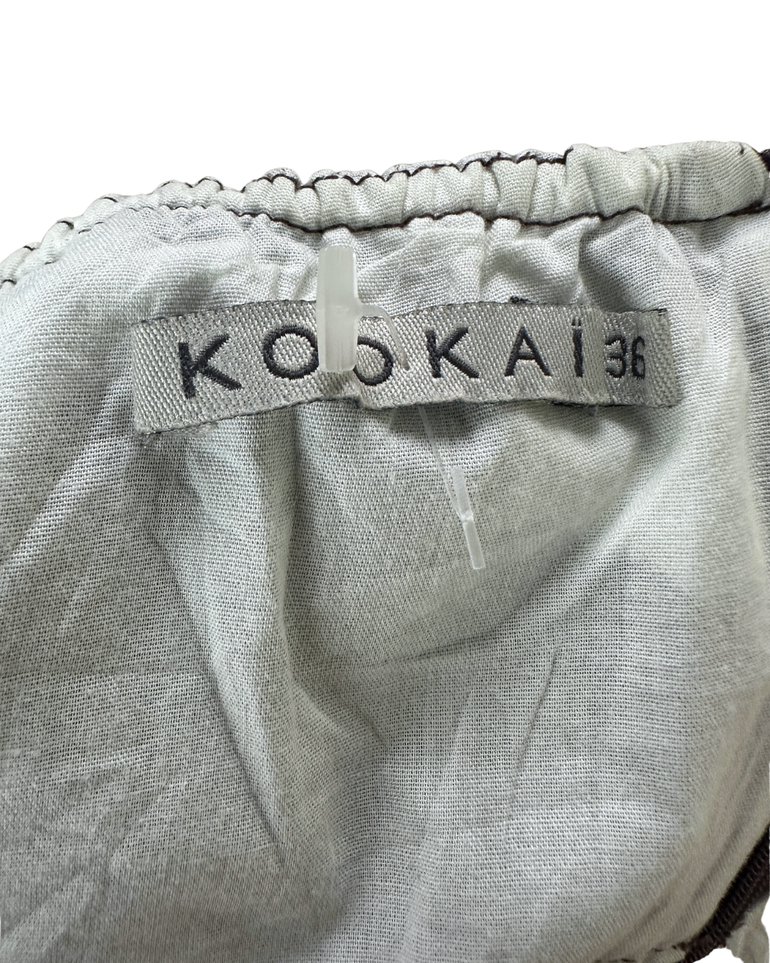 Y2K Kookai Abstract Floral Halter Dress