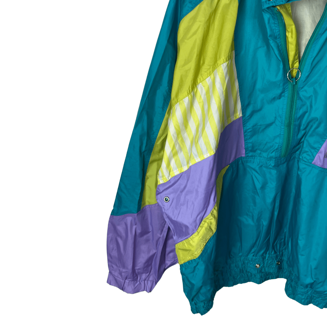 80s Campagnolo Windbreaker Jacket Large - Funkify
