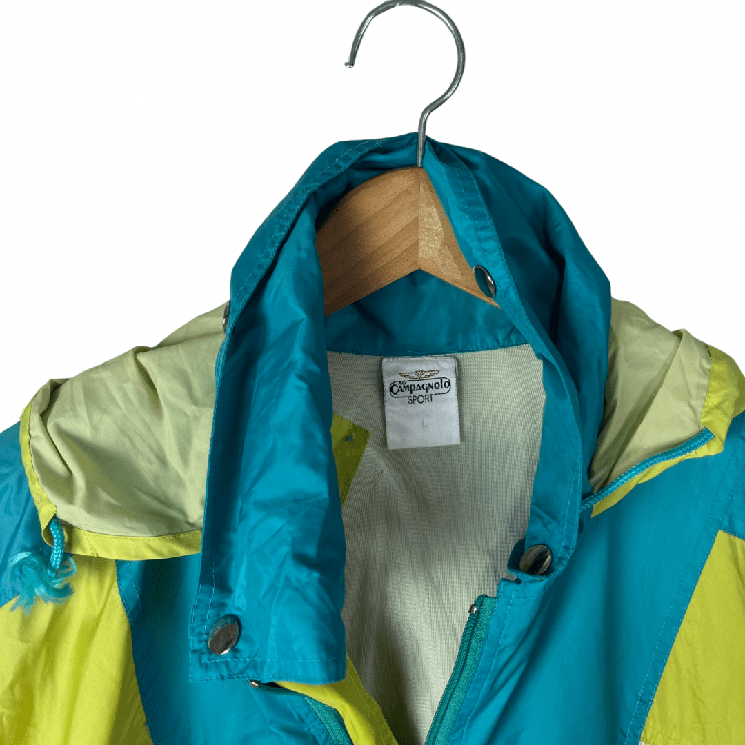 80s Campagnolo Windbreaker Jacket Large - Funkify