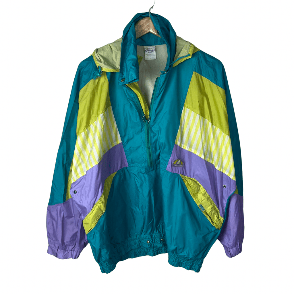 80s Campagnolo Windbreaker Jacket Large - Funkify
