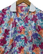 80s Jacquard Blouse XL - Funkify