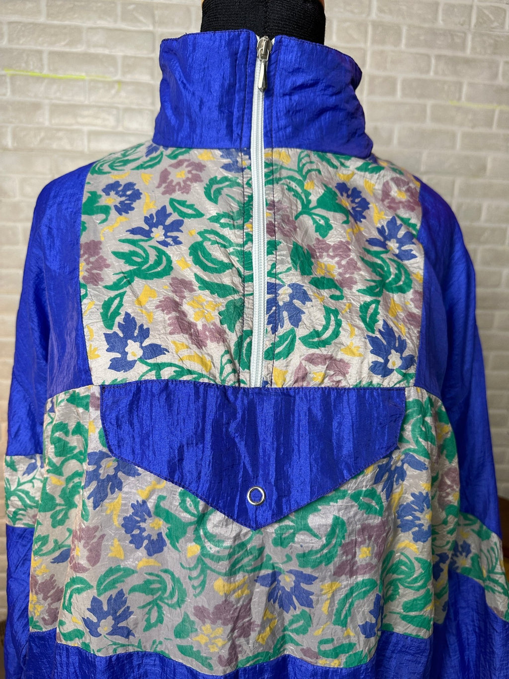 80s quarter-zip Windbreaker - Funkify