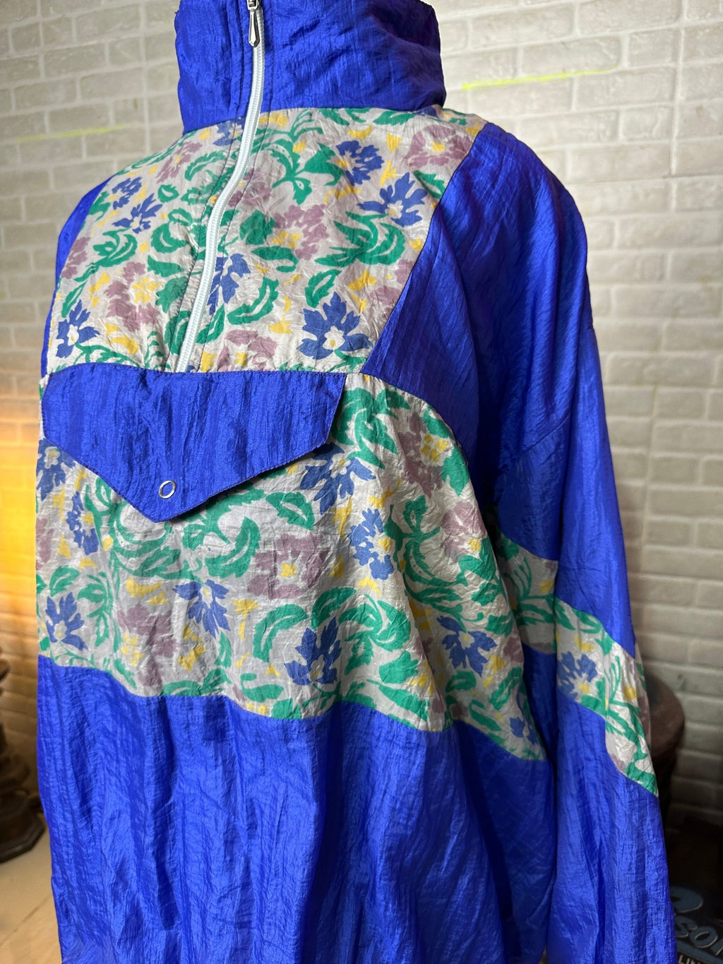 80s quarter-zip Windbreaker - Funkify