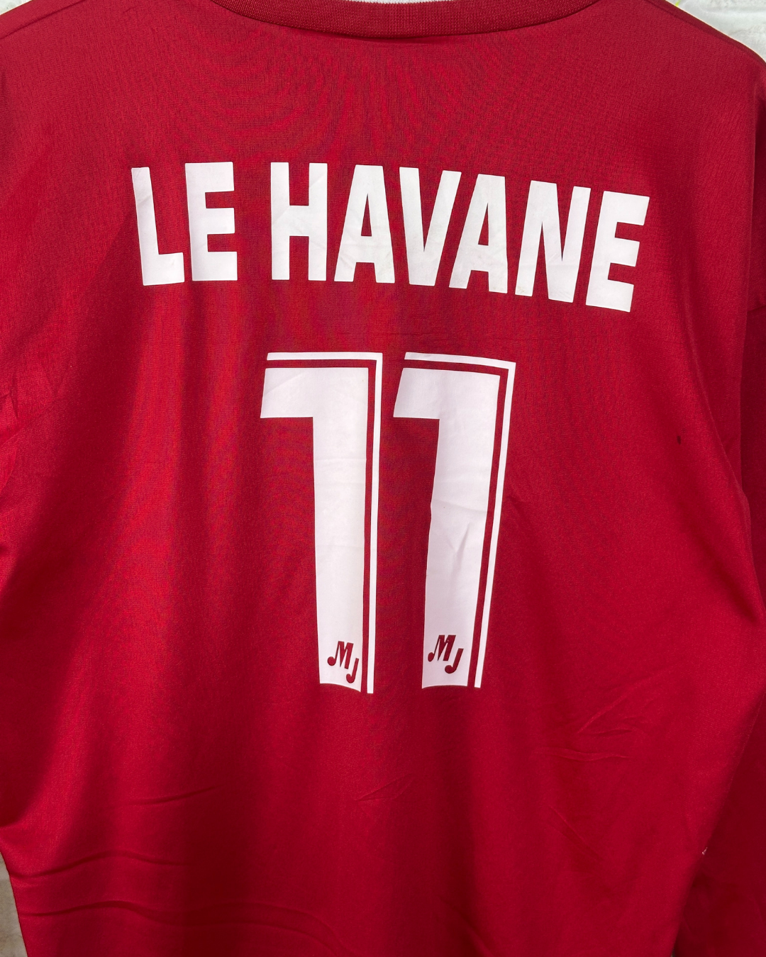Vintage Adidas Monique Ranou Football Jersey Le Havane #11 Long Sleeve XL