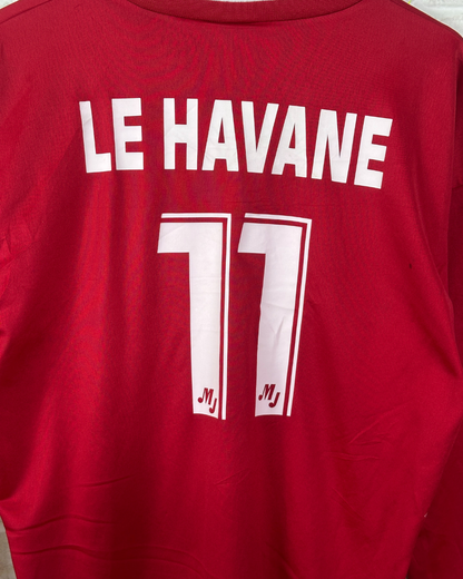 Vintage Adidas Monique Ranou Football Jersey Le Havane #11 Long Sleeve XL