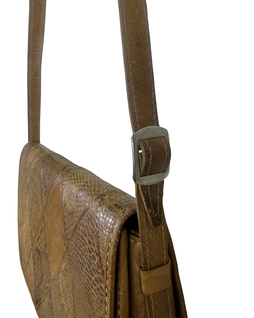 Genuine Snakeskin Crossbody Bag
