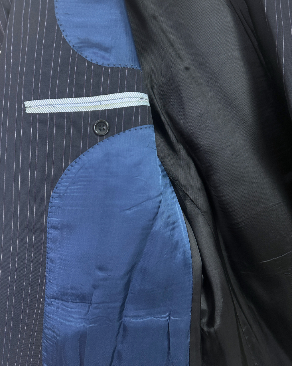 Van Gills Pinstripe Navy Blazer