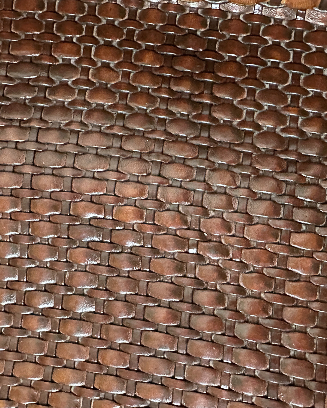 Preston & York Hand Woven Leather Hobo Bag