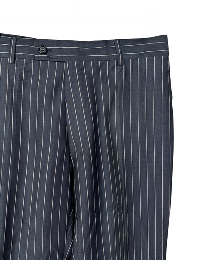 Vintage Strellson Pinstripe Full Suit - Size 48