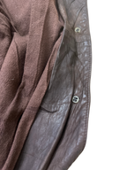 Vintage 2in1 Genuine Leather Jacket with Detachable Vest