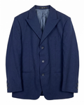 Vintage UNAG 1976 Navy Blue Blazer - Virgin Wool Blend