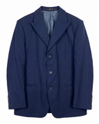 Vintage UNAG 1976 Navy Blue Blazer - Virgin Wool Blend