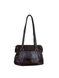Vintage Brown Genuine Leather Shoulder Bag