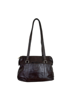 Vintage Brown Genuine Leather Shoulder Bag