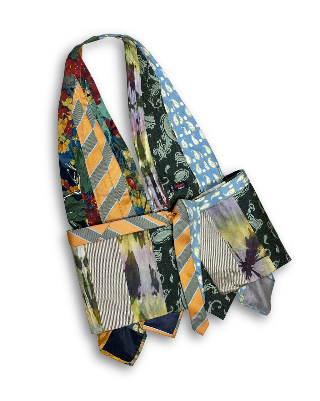 Handmade Upcycled Tie Vest Top with Choker