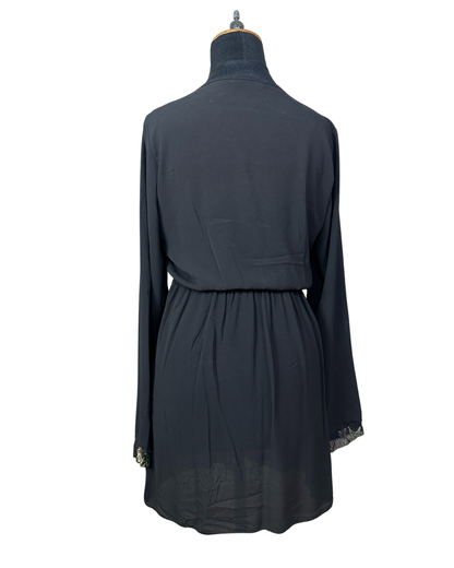 Piazza Italia Embroidered Mesh Overlay Dress