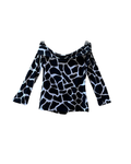 Y2K Pop star Off Shoulder Blouse - Medium