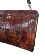 Vintage 1960s Paco's Valencia Crocodile Leather Crossbody Bag
