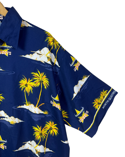 NRL North Queensland Cowboys Hawaiian Men's Shirt 4XL